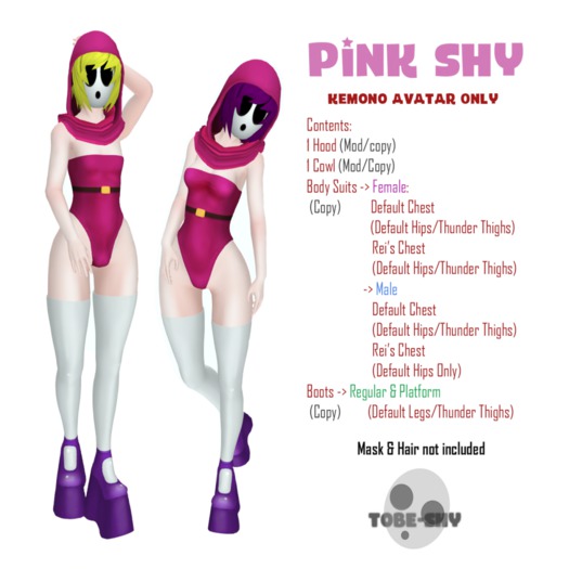 >Tobe-Shy< Pink Shy Suit