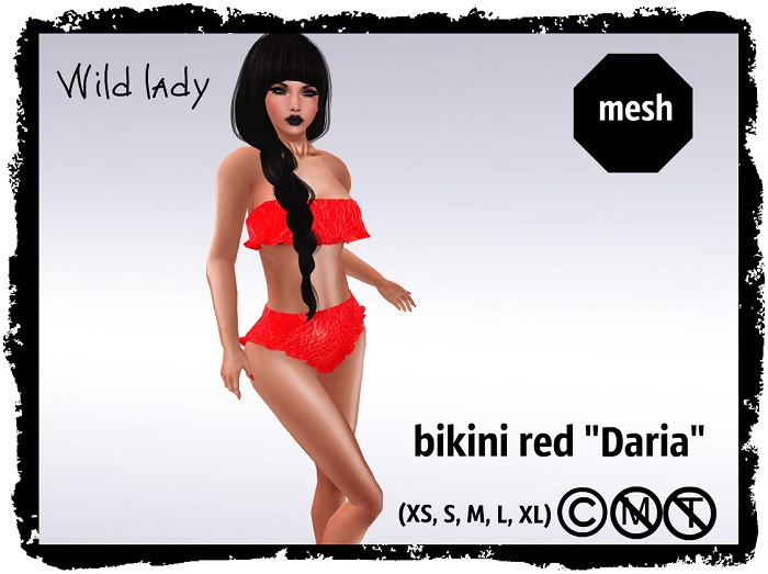 bikini red "Daria"