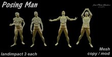 Posing Man mesh 