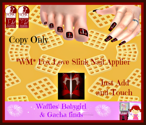 *WM* Fox Love Slink Nails Applier