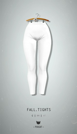 -Pixicat- Fall.Tights (White)