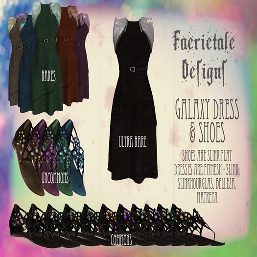 *FD* Galaxy Dress - Green Opal RARE