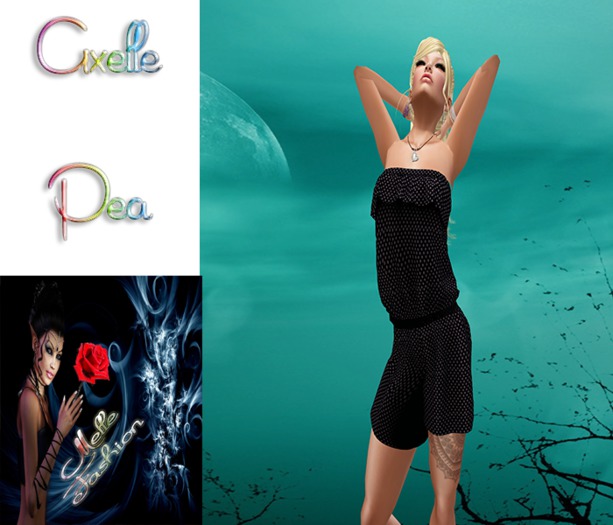 Axelle Pea black&white