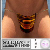 {JS} TMP G-String - Golden Stripes - 
