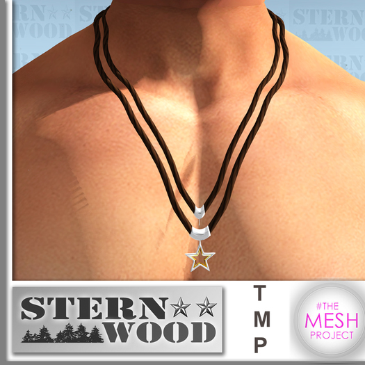{JS} "TMP Double Cord Necklace - Star -