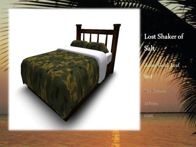 LS Asian Gold Leaf Bed