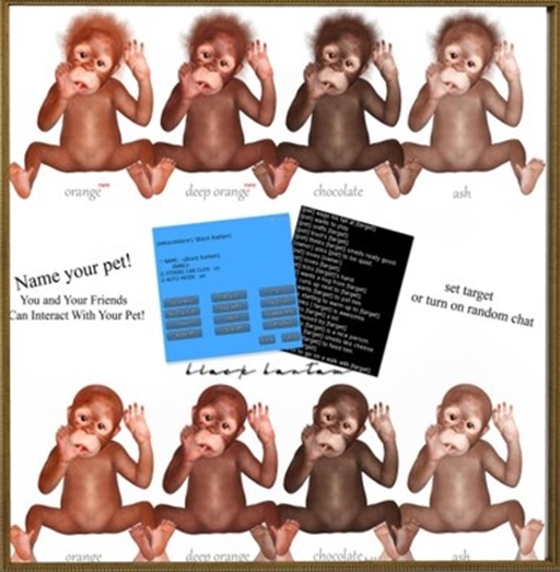*[Black Bantam] My Baby Orangutan Orange RARE