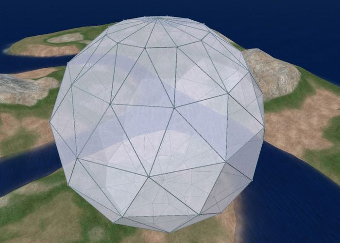 Large Geodesic Sphere