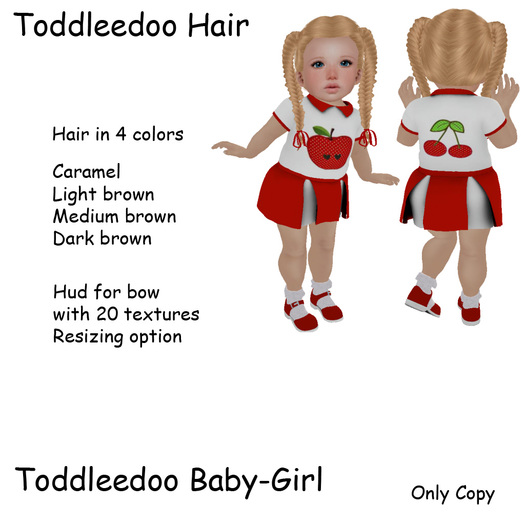 Toddleedoo Hair Lilou Brown