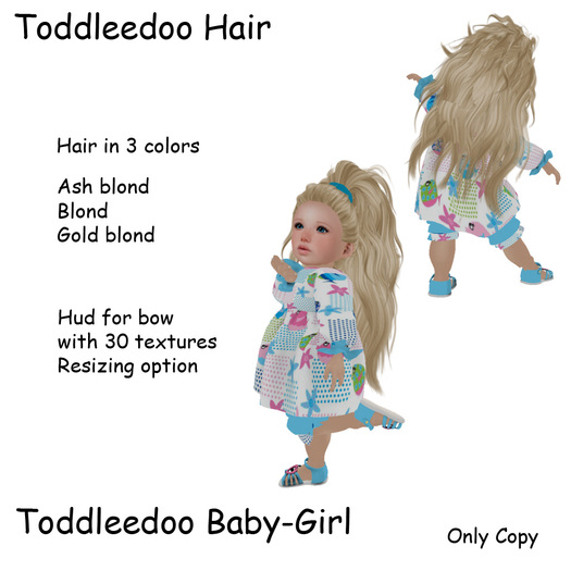 Toddleedoo Hair Louise Blond