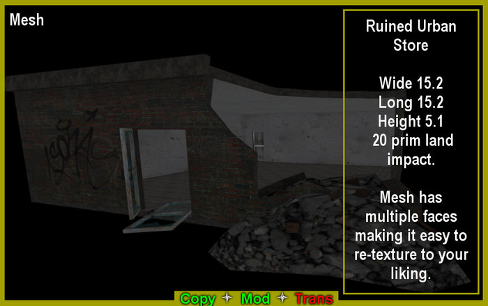 Ruined Urban Store (Boxed)