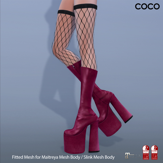 *COCO*_PlatformBoots_RubyRed