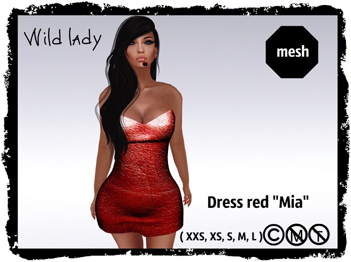 "WL" Dress red "Mia"