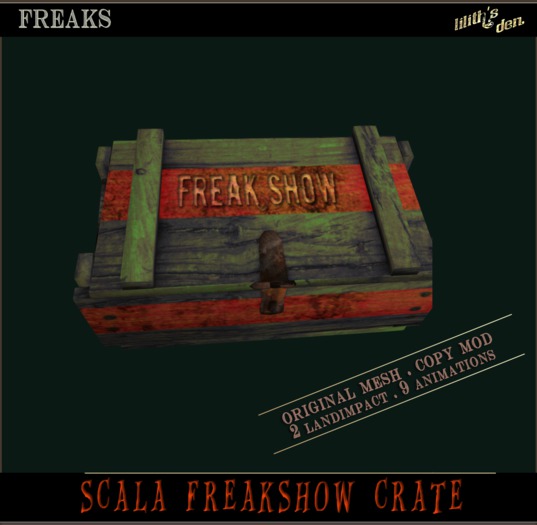 Lilith's Den - FREAKSHOW Circus Crate