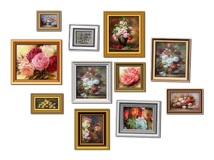 Artistry by Alex - Framed Flower Collage