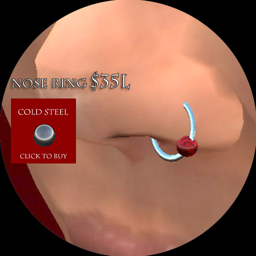 Nose Ring (Cold Steel) By Liderc