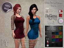 ~i~ Gina Dress Tank/Sheer Dark (Add Me)