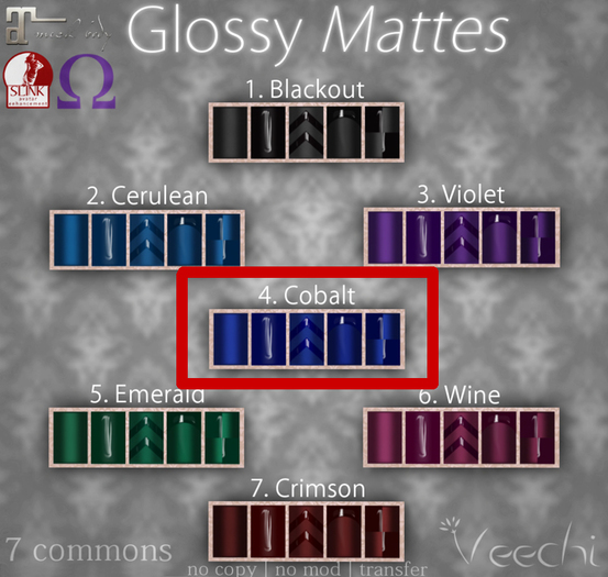 Veechi - Glossy Mattes [ cobalt ]