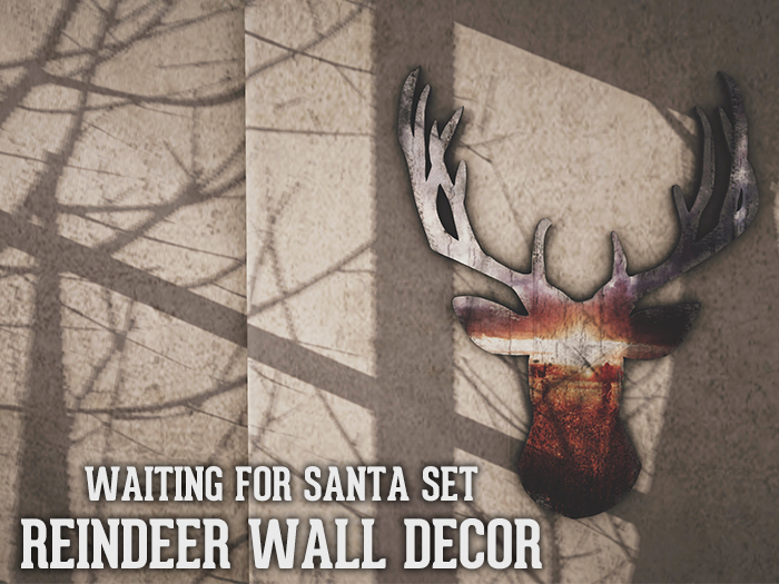 {BE} Reindeer wall decor