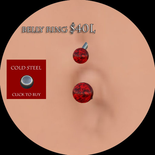 Belly Ring (Cold Steel) By Liderc