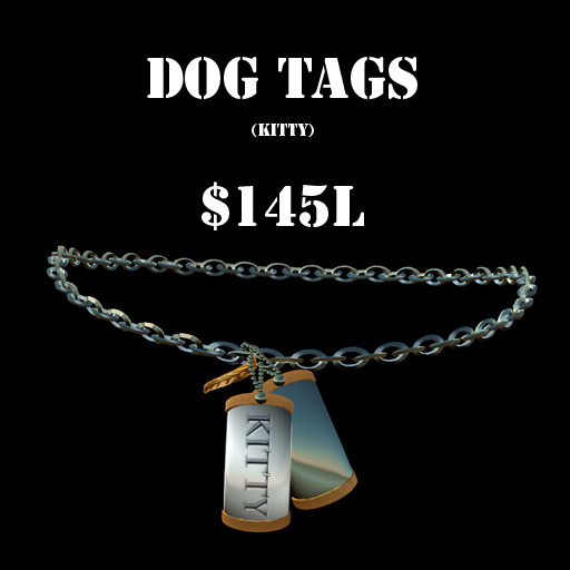 Dog Tags (Kitty) By Liderc