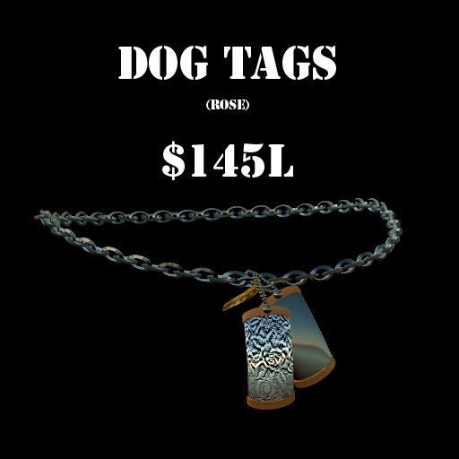 Dog Tags (Rose) By Liderc