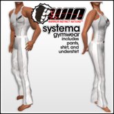 WIN Systema Gymwear, Silver with White Trim
