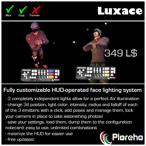 Luxace - personal face light system