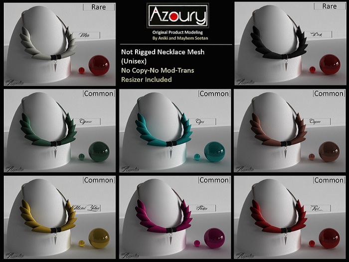 AZOURY - Amalia - Necklace Dark RARE