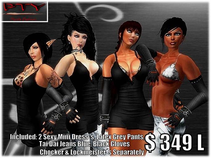 **PTY** Rocker Outfit Black