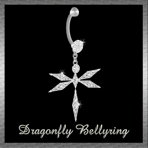 Dex's Dragonfly Bellyring in Silver