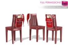 MI961181 MI Wooden Xmas Chairs