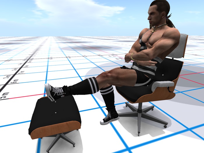 OFFICE CHAIR & FOOTSTOOL