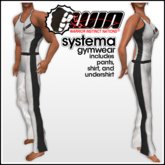 WIN Systema Gymwear, Silver with Black Trim