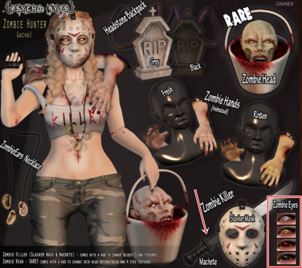 .{PSYCHO:Byts}. Zombie Eyes - BOX