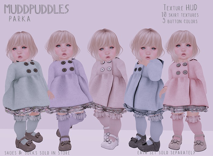 MuddPuddles: Parka - Pink (add)