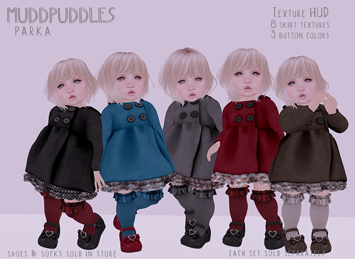 MuddPuddles: Parka - Teal (add)