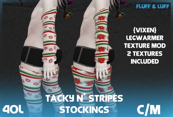 F&L - Tacky 'n Stripes  - {Vixen} Texture Mod