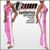 WIN Systema Gymwear, Pink with White Trim