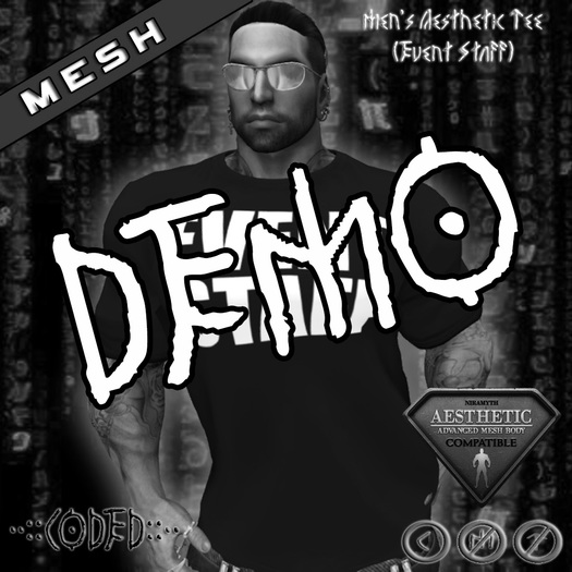 ..:: CODED ::.. Men's Aesthetic Tee (DEMO)