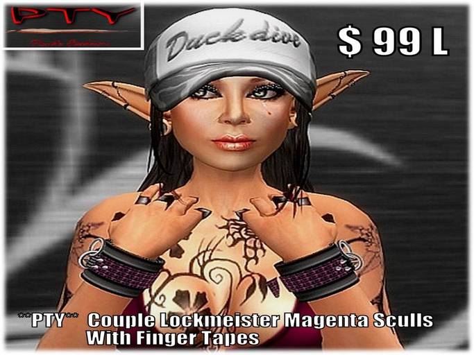 **PTY** Lockmeister Magenta Sculls