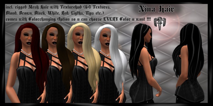 #CC#   Nina Hair Demo !!!