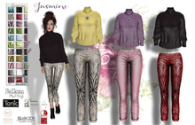 .::Pretty Jasmine::. Fall Capris Pants & Sweater on HUD