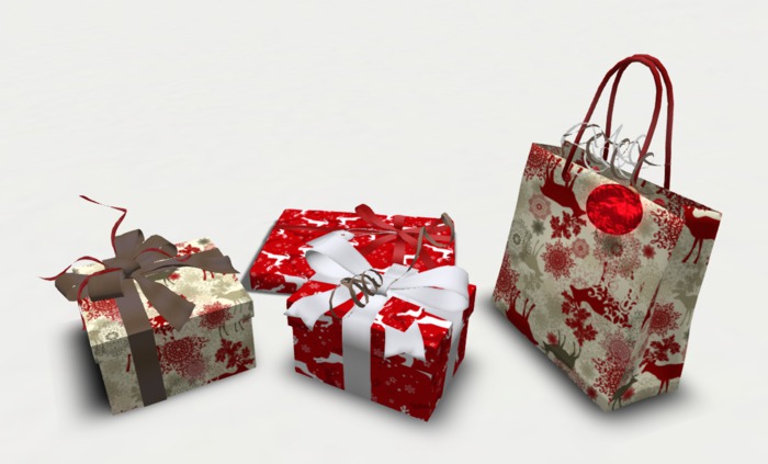 4-Piece Gift Box Set {Red & White}