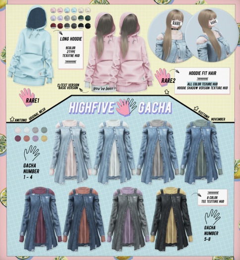 AMITOMO / Highfive GACHA / S /  6