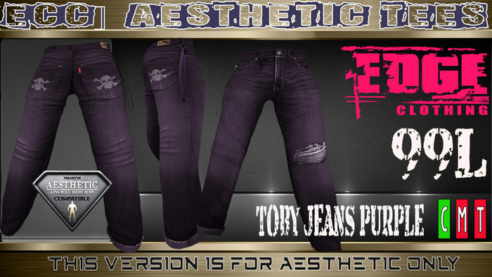 [ECC AESTHETIC TOBY JEANS_PURPLE