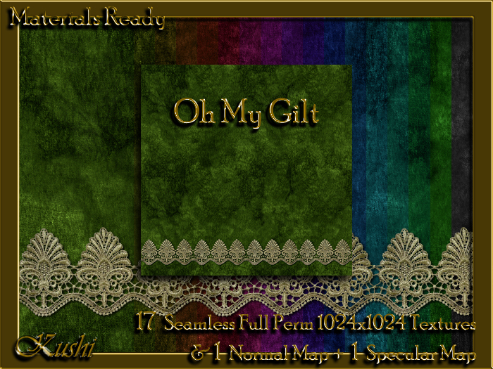 !Kushi! OhMyGilt Textures -WEAR TO UNPACK