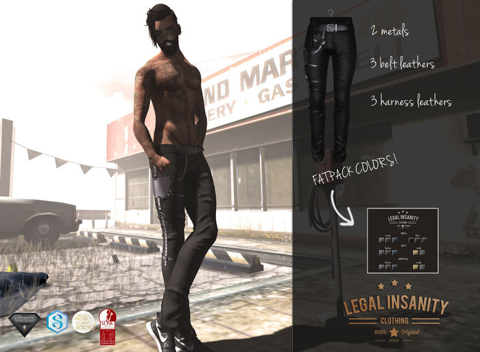 Legal Insanity - Logan pants DEMO