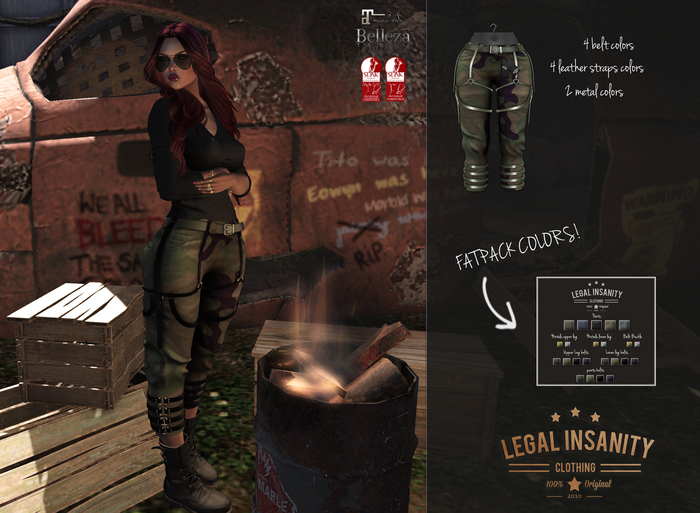 Legal Insanity - Jane army pants DEMO