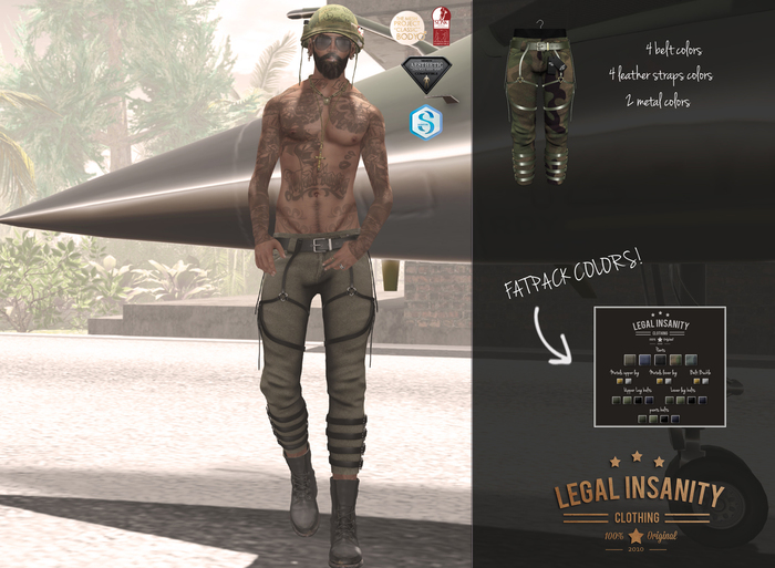 Legal Insanity - Joe army pants DEMO
